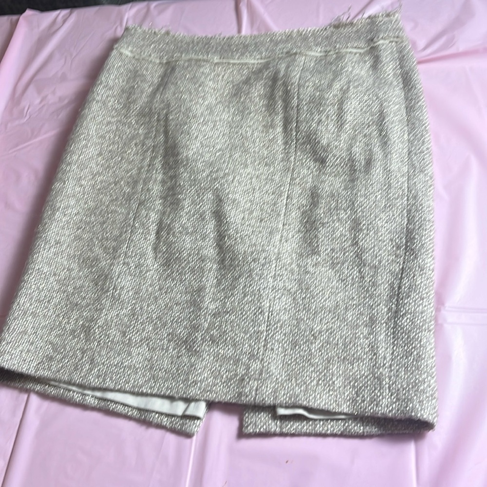 it's a fuzzy kind of leather skirt
